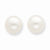 14k White Gold 8-8.5mm White Freshwater CulturedPearl Stud Earrings