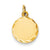 14k Gold Etched .009 Gauge Engravable Round Disc Charm hide-image