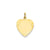 Etched .013 Gauge Engravable Heart Disc Charm in 14k Gold