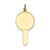 14k Gold Plain .011 Gauge Engravable Key Charm hide-image