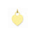 Medium Engravable Heart Charm in 14k Gold