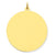 14k Gold Round Disc Charm hide-image