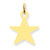 14k Gold Star Disc Charm hide-image