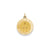 Our Lady of Fatima Medal Charm in 14k Gold