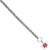 Sterling Silver Engraveable Enameled Disc Medical Id Bracelet