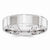 14k White Gold 6mm Fancy Wedding Band