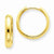 14k Yellow Gold Hinged Hoop Earrings