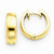 14k Yellow Gold Hinged Hoop Earrings
