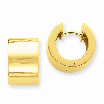 14k Yellow Gold Hinged Earrings