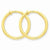 14k Yellow Gold Non-pierced Hoops Earrings