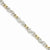 14K White & Yellow Gold Diamond X Bracelet