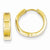 14k Yellow Gold Hinged Hoop Earrings