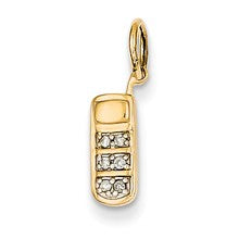 14k Gold Diamond Cell Phone Charm hide-image