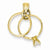 14k Gold Large Wedding Ring hide-image