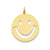 Smiley Face Charm in 14k Gold