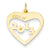 14k Gold Class of 2013 Heart Cut Out Charm hide-image