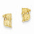14k Yellow Gold Polished Kitten Post Earrings