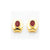14k Ruby Earrings