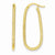 14k Yellow Gold Hoop Earrings