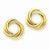 14k Yellow Gold Polished Love Knot Post Earrings