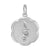 Treble Clef Charm In 14K White Gold