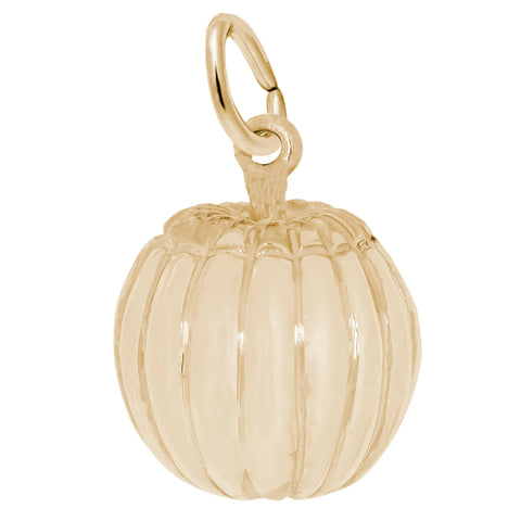 Pumpkin Charm In Yellow Gold