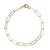 Paperclip Bracelet – Small Charm Bracelet in Yellow Gold