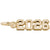 2026 Charm in Yellow Gold Plated