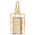 Door Charm in Yellow Gold Plated