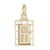 Door Charm in Yellow Gold Plated