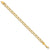 14k Solid Double Link 7 inch Charm Bracelet