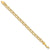 14K Yellow Gold Double Link Charm Bracelet