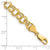 14K Yellow Gold Double Link Charm Bracelet