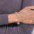 14K White and Yellow Gold Polished Fancy Link Bracelet