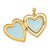 14k Gold Filled Two-color 4-Frame Grandma Heart Locket
