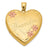 14k Gold Filled Two-color 4-Frame Grandma Heart Locket