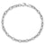 14K White Gold Fancy Lobster Polished Bracelet