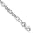 14K White Gold Fancy Lobster Polished Bracelet