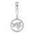 Maple Leaf charm dangle bead in Sterling Silver hide-image