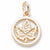 Maple Leaf charm in Yellow Gold Plated hide-image