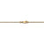 14K Yellow Gold Rope Chain, 1.15 mm