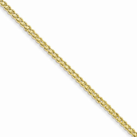 14K Yellow Gold Double Strand Rope Bracelet