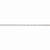 14K White Gold Diamond-Cut Rope Chain Bracelet