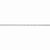 14K White Gold Diamond-Cut Rope Chain