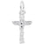 Totem Pole Charm In 14K White Gold