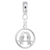 Love Birds Charm Dangle Bead In Sterling Silver