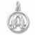 Love Birds charm in 14K White Gold hide-image