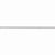 14K White Gold Diamond-Cut Rope Chain