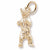 Bear Charm in 10k Yellow Gold hide-image