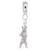 Bear charm dangle bead in Sterling Silver hide-image